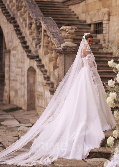 Luxusné romantické svadobné šaty FA013
