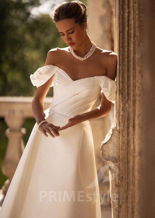 Luxusné elegantné svadobné šaty FA019