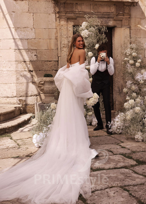 Luxusné čipkované svadobné šaty FA021