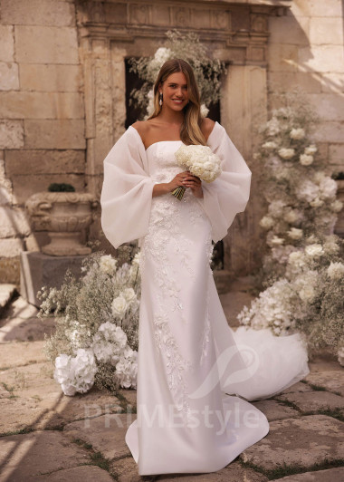 Luxusné čipkované svadobné šaty FA021 - primestyle.sk