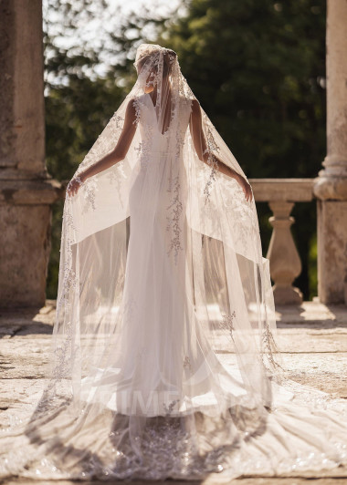 Luxusné úzke svadobné šaty FA022 - primestyle.sk