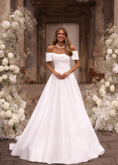 Luxusné elegantné svadobné šaty FA023