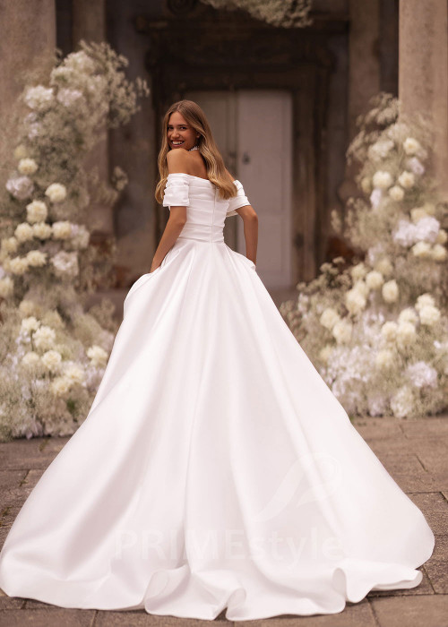 Luxusné elegantné svadobné šaty FA023