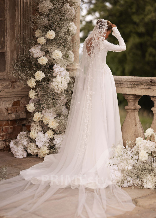 Luxusné saténove svadobné šaty FA024