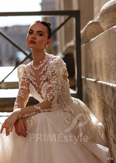 Luxusné princeznovské svadobné šaty RS874 - primestyle.sk