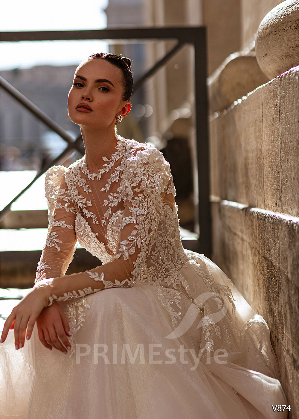 Luxusné princeznovské svadobné šaty RS874