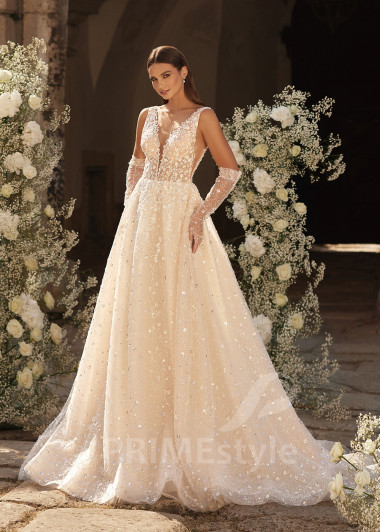 Luxusné princeznovské svadobné šaty RC2701