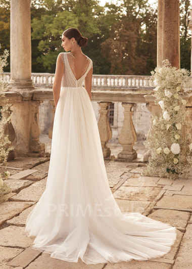 Elegantné úzke svadobné šaty RC2702 - primestyle.sk