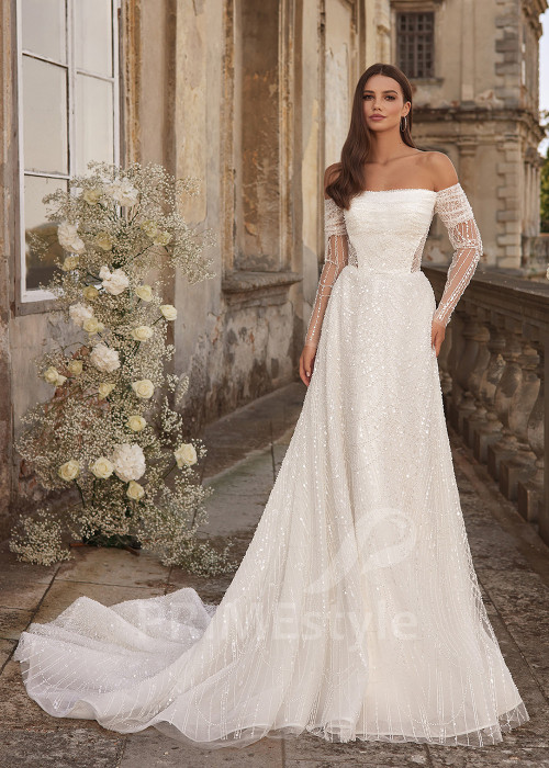 Extravagantné sexy svadobné šaty RC2707