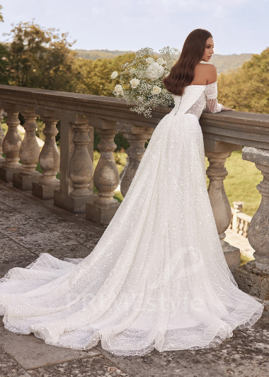 Extravagantné sexy svadobné šaty RC2707 - primestyle.sk