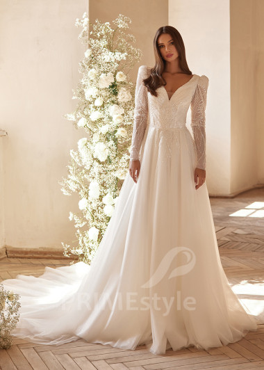 Luxusné princeznovské svadobné šaty RC2711