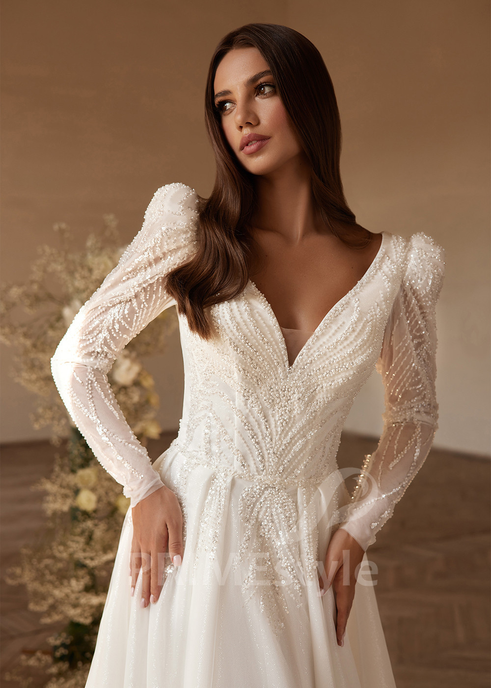 Luxusné princeznovské svadobné šaty RC2711