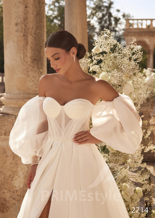 Extravagantné sexy svadobné šaty RC2714