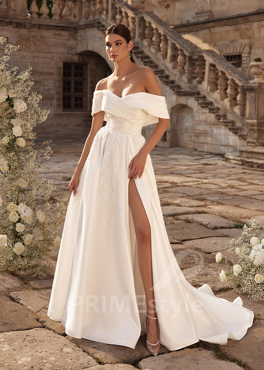 Extravagantné sexy svadobné šaty RC2716