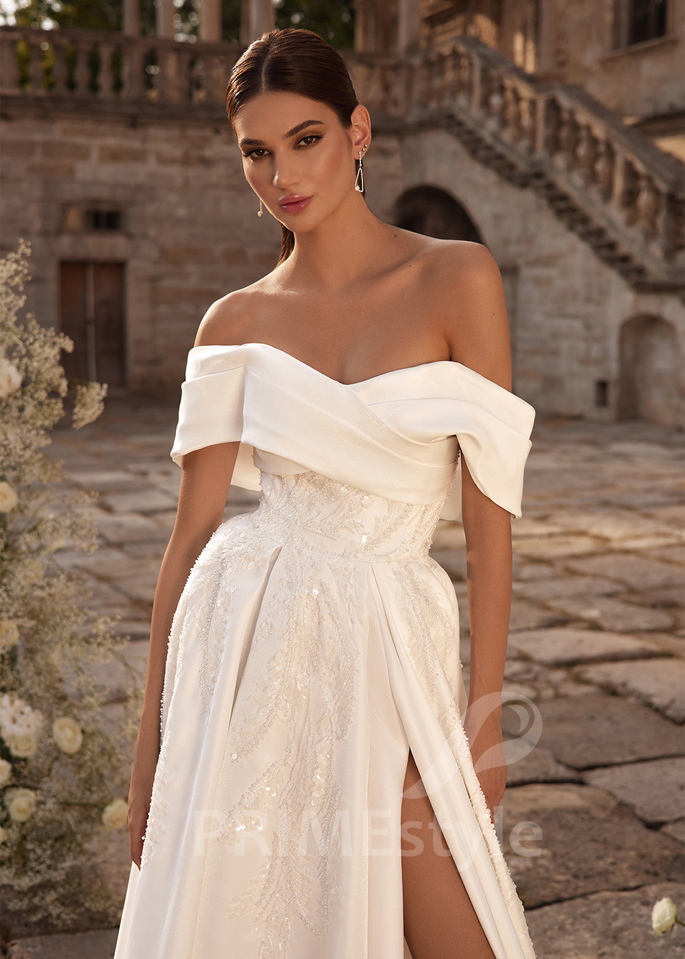 Extravagantné sexy svadobné šaty RC2716