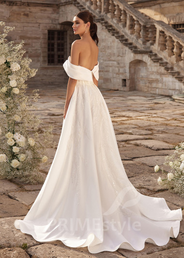 Extravagantné sexy svadobné šaty RC2716 - primestyle.sk