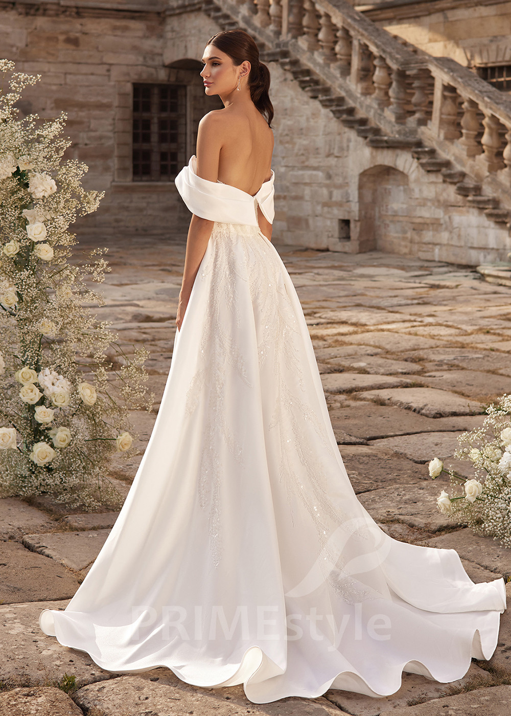 Extravagantné sexy svadobné šaty RC2716