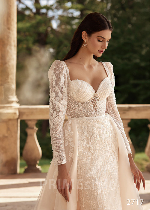 Luxusné trblietavé svadobné šaty RC2717