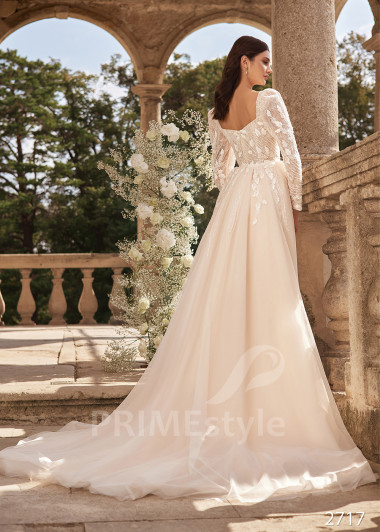 Luxusné trblietavé svadobné šaty RC2717 - primestyle.sk