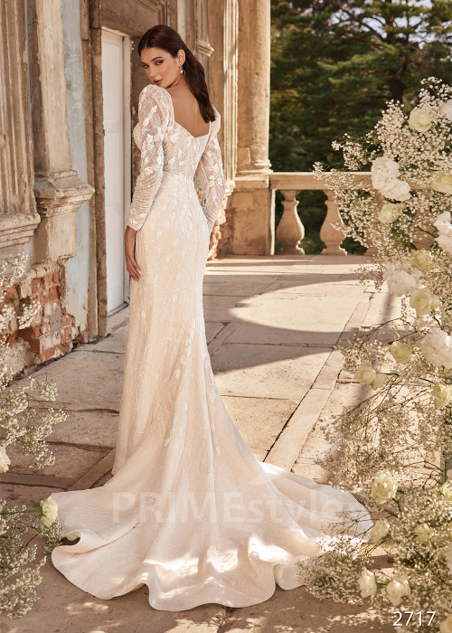 Luxusné trblietavé svadobné šaty RC2717