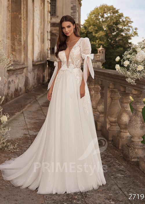 Originálné jednoduché svadobné šaty RC2719