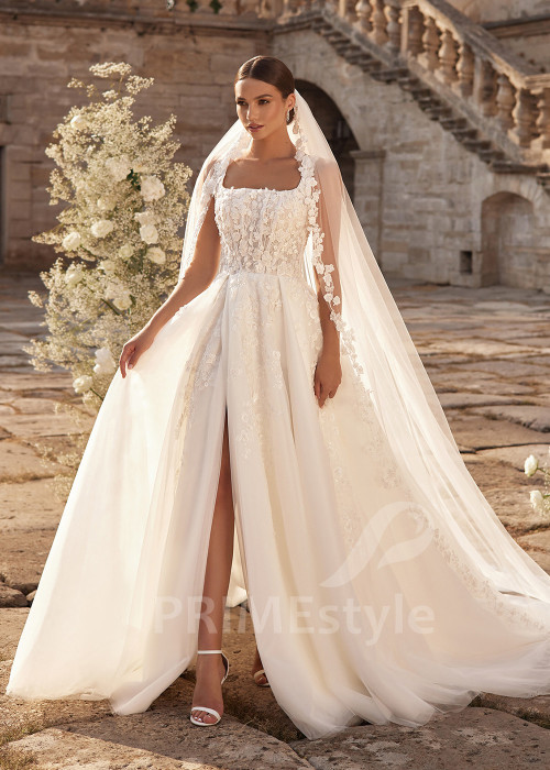 Luxusné romantické svadobné šaty RC2722