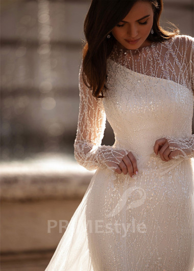 Elegantné asymetrické svadobné šaty RS878 - primestyle.sk