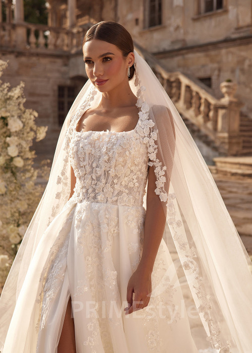 Luxusné romantické svadobné šaty RC2722