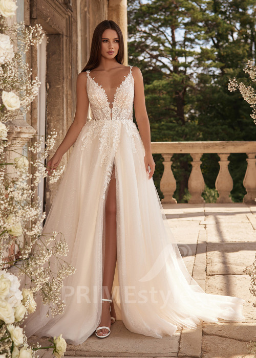 Extravagantné sexy svadobné šaty RC2725