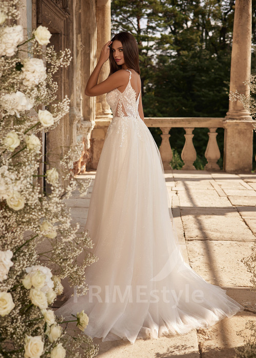 Extravagantné sexy svadobné šaty RC2725