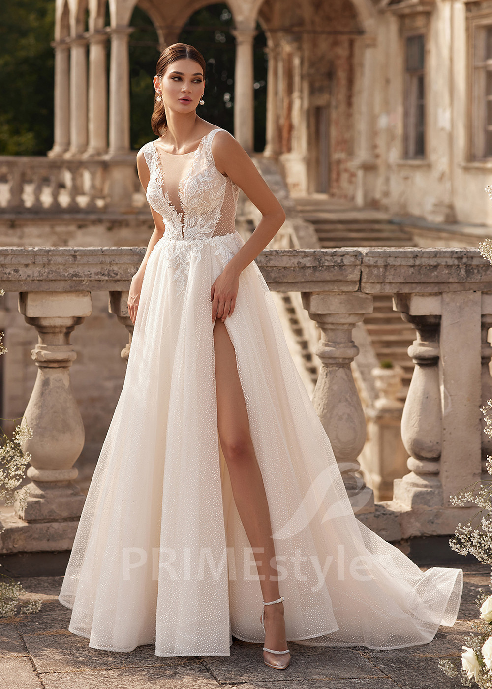 Extravagantné sexy svadobné šaty RC2729