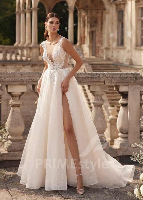 Extravagantné sexy svadobné šaty RC2729