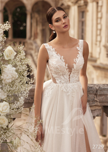 Extravagantné sexy svadobné šaty RC2729 - primestyle.sk