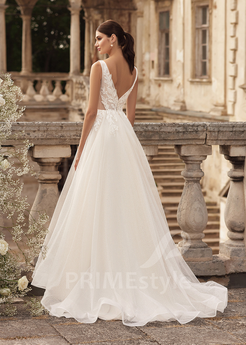 Extravagantné sexy svadobné šaty RC2729