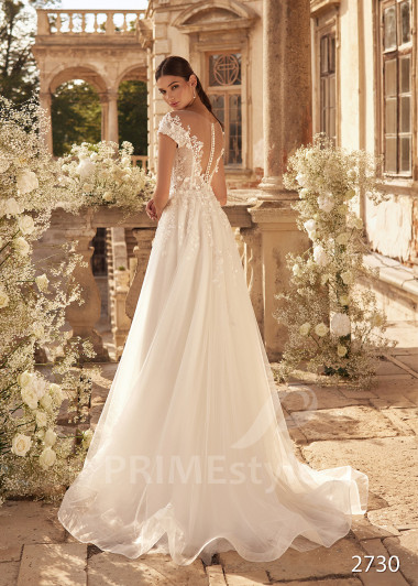 Extravagantné romantické svadobné šaty RC2730 - primestyle.sk