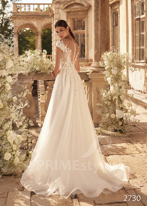 Extravagantné romantické svadobné šaty RC2730