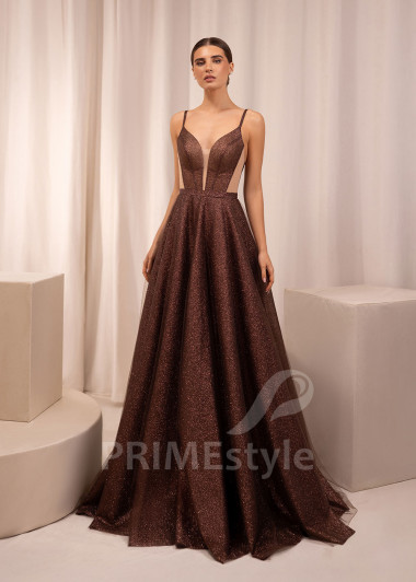 Trblietavé spoločenské šaty Lake