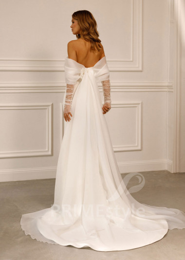 Extravagantné úzke svadobné šaty Freya - primestyle.sk