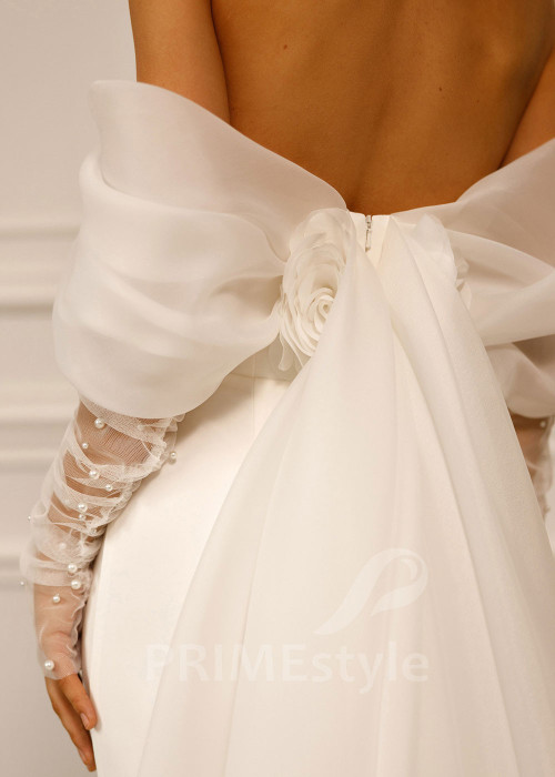 Extravagantné úzke svadobné šaty Freya