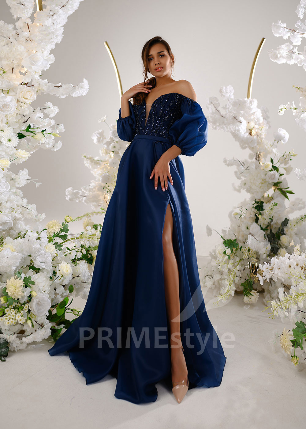 Luxusné šaty na stužkovú V2301