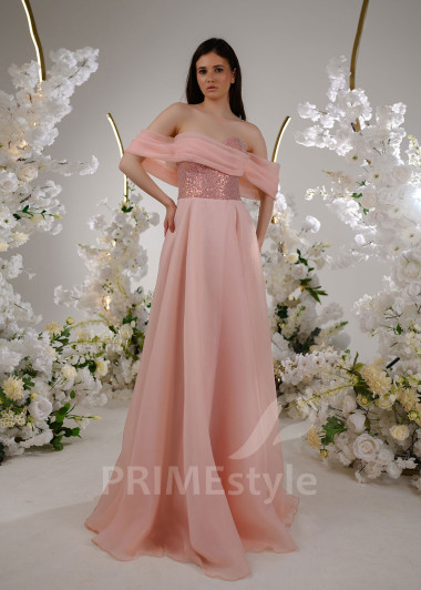 Luxusné šaty na svadbu V2302