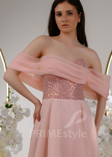 Luxusné šaty na svadbu V2302 - primestyle.sk