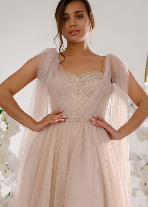 Slávnostné šaty na stužkovú V2309