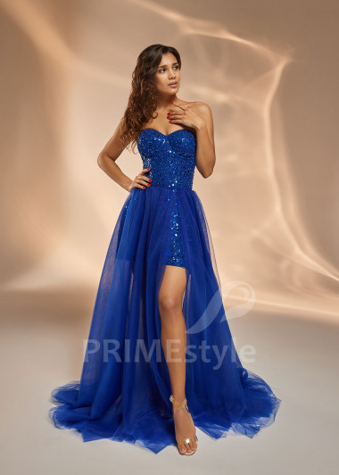 Luxusné šaty na stužkovú V0401