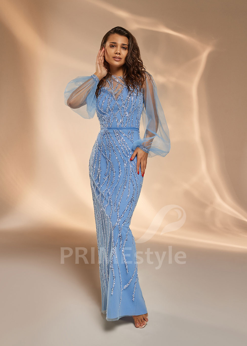 Luxusné šaty na stužkovú V0405