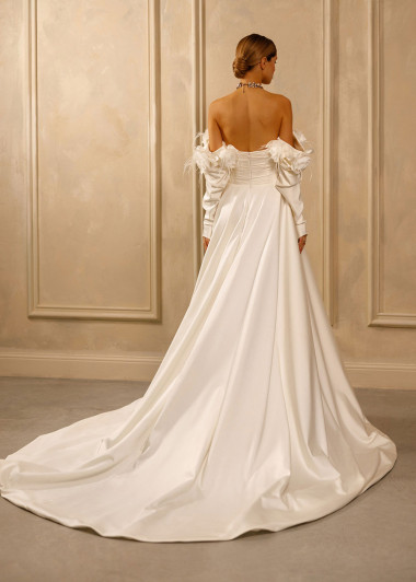 Extravagantné romantické svadobné šaty Ivy - primestyle.sk