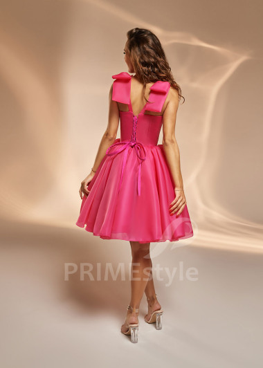 Krátke spoločenské šaty V0412 - primestyle.sk