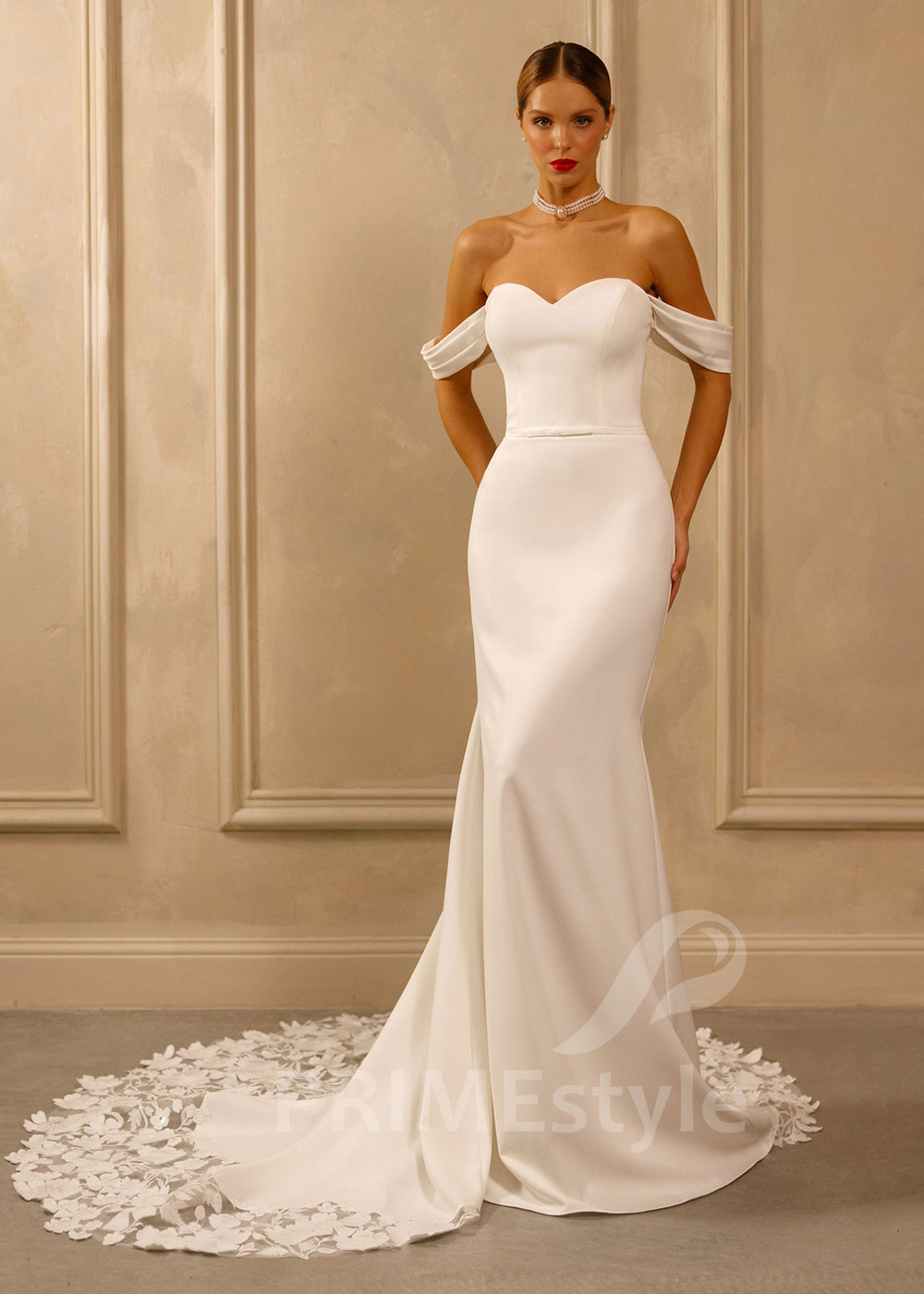 Luxusné úzke svadobné šaty Leslie