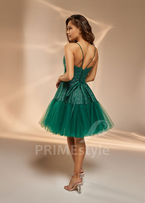 Krátke spoločenské šaty V0417