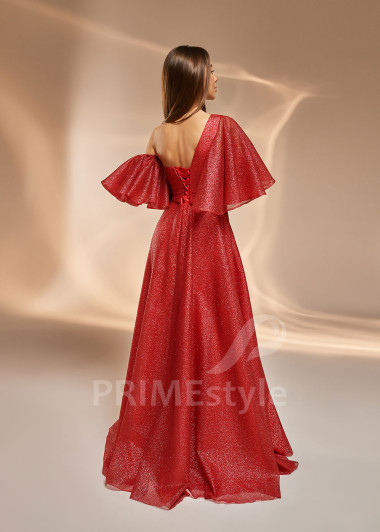 Trblietavé šaty na ples V0424 - primestyle.sk